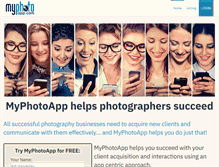 Tablet Screenshot of myphotoapp.com